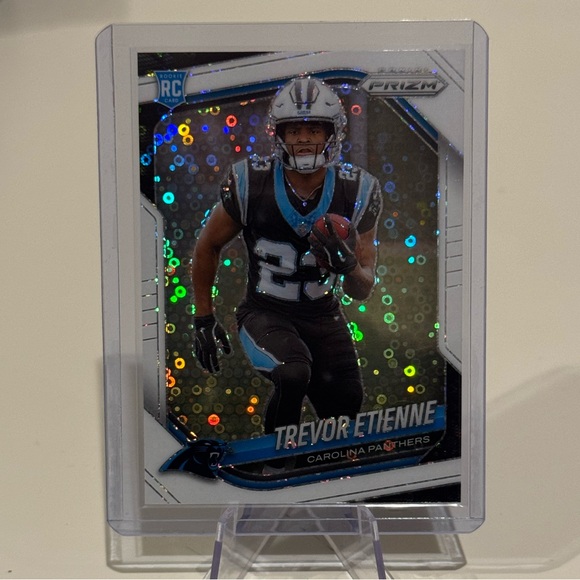 Panini Other - 🔥 2025 Trevor Etienne Panini Prizm White Disco Prizm Rookie card. Carolina